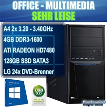 Captronic Office PC 2x 3,20GHz 128GB SSD 4GB RAM Bild 1