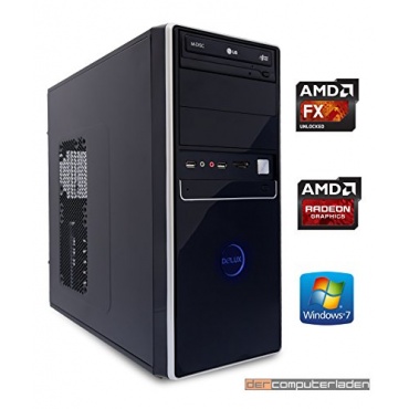 dercomputerladen Office PC 6x3,5 GHz 8GB RAM 1TB HDD Bild 1