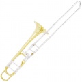 Mendini MTB 31 B Flat Posaune mit Quartventil Bild 1