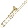 Mendini MTB L B Flat Goldlack Posaunen Bild 2