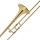 Mendini MTB L B Flat Goldlack Posaunen Bild 4