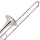 Mendini MTB N B Flat Vernickelt Posaune  Bild 5