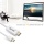 allreli DisplayPort Kabel auf HDMI Kabel 4K wei Bild 1