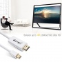 allreli DisplayPort Kabel auf HDMI Kabel 4K wei Bild 1