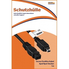 mumbi FireWire Kabel 4pol/9pol Stecker Stecker 1m Bild 1