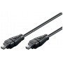 Wentronic FireWire Kabel 4pol/4pol 1,8m Bild 1