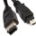 MHP Firewire-Kabel 4-Pin auf 6 Pin Blei 3m Bild 3