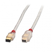 Lindy FireWire Kabel 9 pol/6 pol 1m Bild 1