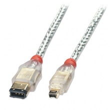 Lindy Firewire Kabel 6 Pol/4 Pol 2m Bild 1