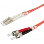 ROLINE LWL-Kabel Glasfaser Kabel LC/ST 5m orange Bild 1