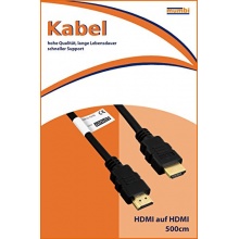 mumbi HDMI Kabel 1080p Full HD vergoldete Kontakte 5m Bild 1