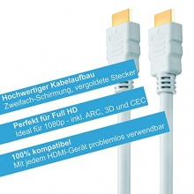 Sentivus HDMI Kabel High Speed Ethernet Full HD 5m Bild 1