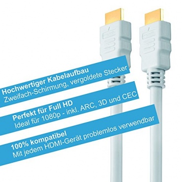 Sentivus HDMI Kabel High Speed Ethernet Full HD 5m Bild 1
