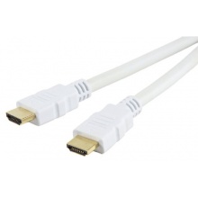 HQ HDMI Kabel vergoldete Kontakte 5m wei Bild 1