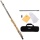 Mendini MFE 22BNG Vernickelt C Querflten mit Goldlack schwarz Bild 1