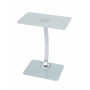 LEVV LASWCH Quadratischer Laptopstnder aus Glas wei Bild 1