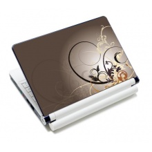 wortek Universal Notebook Skin Ranke Braun Bild 1