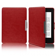 Swees Lederhlle fr neue Kindle Paperwhite 2015 Rot Bild 1