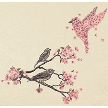 caseable Kindle Cover mit Blossom Bird Design Bild 1