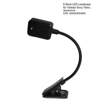 Leselampe fr E-Book Tablet mit LED Technik schwarz Bild 1