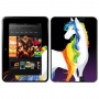 Diabloskinz Vinyl-Skin Kindle Fire Rainbow and Stars Bild 1