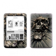 Tolino Shine Skin Ebook Reader Vinyl skull Wrap Bild 1