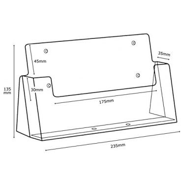 Taymar CLA5 Counter Display for A5 Landscape Leaflet Bild 1