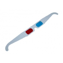 20x 3D Brille Glser ROT/CYAN Anaglyphenbrille KT Bild 1