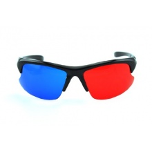 3D Brille rot/cyan 3D-Anaglyphenbrille Marke PRECORN Bild 1