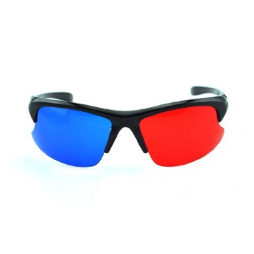 3D Brille rot/cyan 3D-Anaglyphenbrille Marke PRECORN Bild 1
