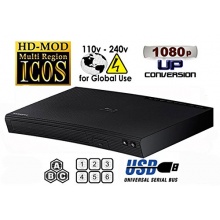 Gebogener SAMSUNG BD-J5100 MultiZone Blu-Ray Player Bild 1