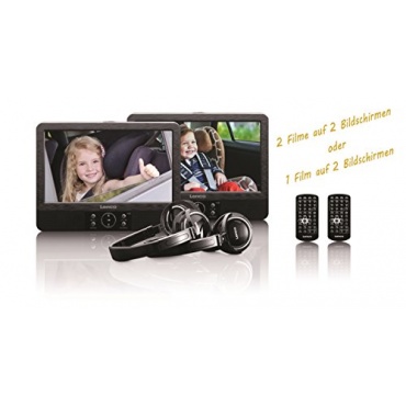 Lenco DVP 939 2x 9 Zoll DVD Player mit Bildschirm Bild 1