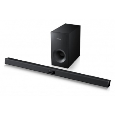 Samsung HW F350 EN 2.1 Soundbar mit Subwoofer 120 Watt Bild 1