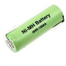 Panasonic Akku HHR120AA 1200 mAh Ltfahne Bild 1