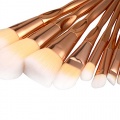 Kabuki Kosmetik Pinsel Rose Gold Spezielle Design Bild 1