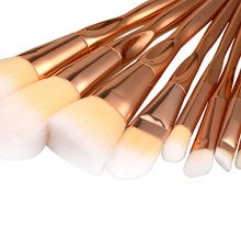 Kabuki Kosmetik Pinsel Rose Gold Spezielle Design Bild 1
