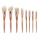 Kabuki Kosmetik Pinsel Rose Gold Spezielle Design Bild 3