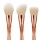 Kabuki Kosmetik Pinsel Rose Gold Spezielle Design Bild 4