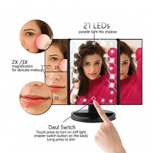 Leeron 21-LED beleuchteter Schminkspiegel Bild 1
