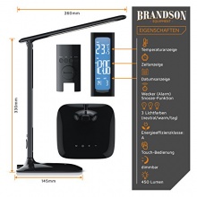 Brandson dimmbare LED Schreibtischlampe Bild 1