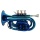 Dimavery 26503680 TP 300 B Pocket Trompete blau Bild 1