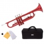 Mendini MTT RL B Flat Trompete rot Bild 1