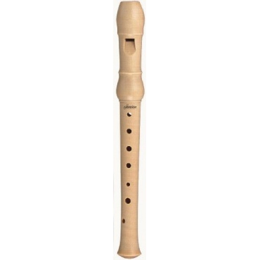 Schneider Blockflte F Sopranino Barocke Griffweise, natur Bild 1