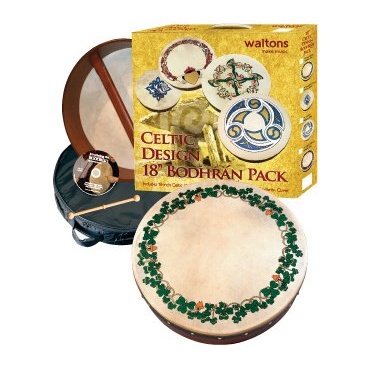 Waltons 8 Inch Irish Bodhran Trinity Bodhran Design Bild 1