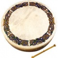 Waltons 8 Inch Irish Bodhran Brosna Cross Bodhran Design Bild 1