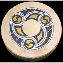 Waltons 18 Inch Irish Bodhran Gift Set Trinity Bodhran Design Bild 1