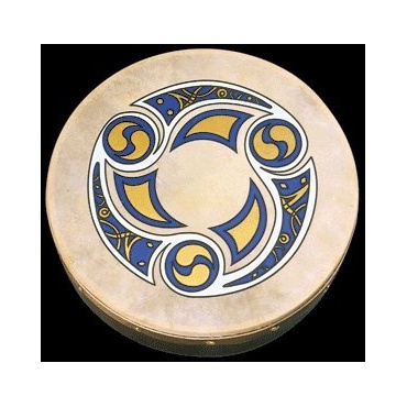Waltons 18 Inch Irish Bodhran Gift Set Trinity Bodhran Design Bild 1