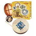 Waltons 12 Inch Irish Bodhran Gift Set Children Of Lir Bodhran Design Bild 1