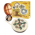 Waltons 12 Inch Irish Bodhran Gift Set Clonmacnoise Bodhran Design Bild 1