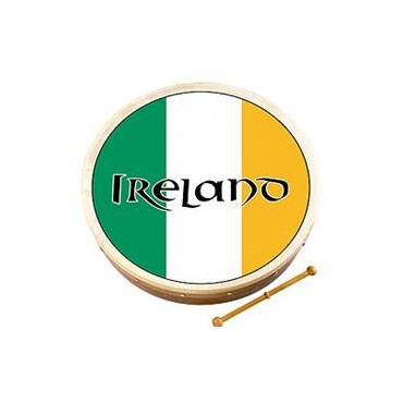 Waltons 8 Inch Irish Bodhran Tri Colour Bodhran Design Bild 1